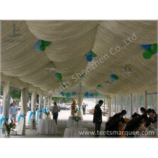 Solid Gable and Side Wall Material Outdoor Event Tent High Stressed Aluminum Frame