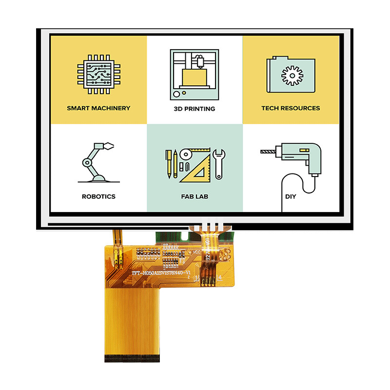 Buy cheap 5 Inch Resistive Touchscreen TFT LCD With 800x480 Resolution product