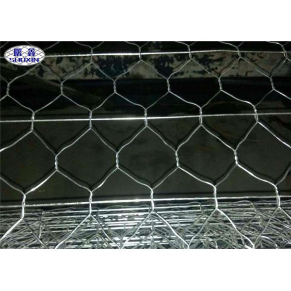 Stackable Gabion Wall Cages , Retaining Wall Using Gabion Baskets