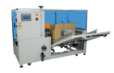 Automatic Vertical Case Erector | 12 Boxes/Min Auto Box Opening Machine with Durable Parts for Stand-alone or Integrated Use