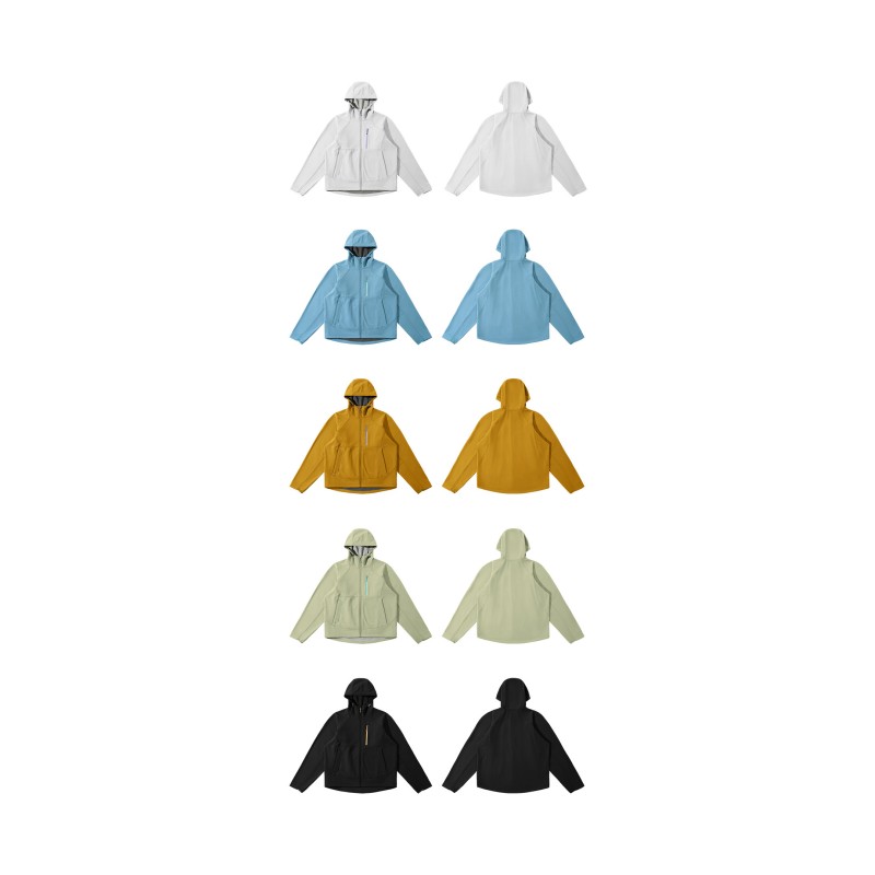 Men Hooded Soft Shell Hiking Jacket, Windproof Water Repellent Fleece Lined Outdoor Coat, OEM Custom Logo & Private Label