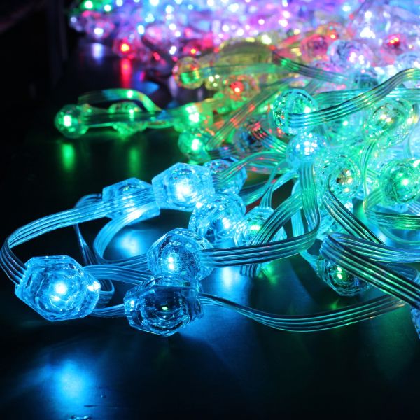 Wedding Party Garden Decorative String Lights DC12V LED Crystal Pixel String Lights