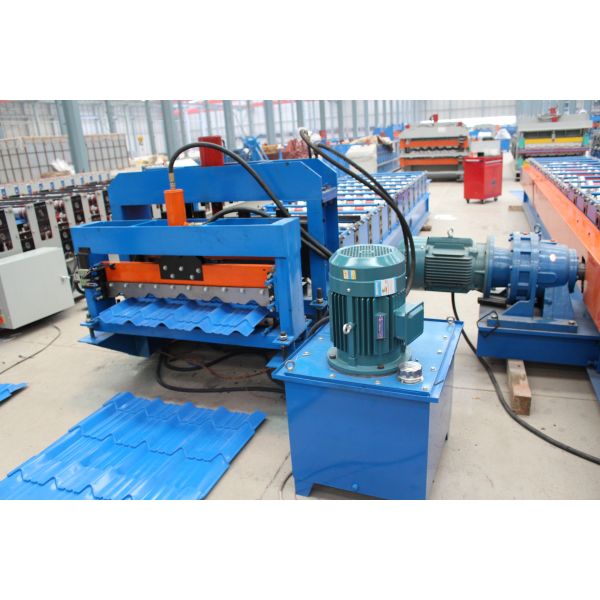 Slate Shake Profile Highway Guardrail Roll Forming Machine 20-30 GA Thickness