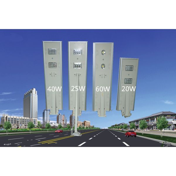 30w integrated Solar LED garden light with high quality and compeitive price