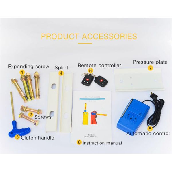 Vehicle Automatic Boom Barrier Gate Servo Motor SS 304 For Smart Parking System