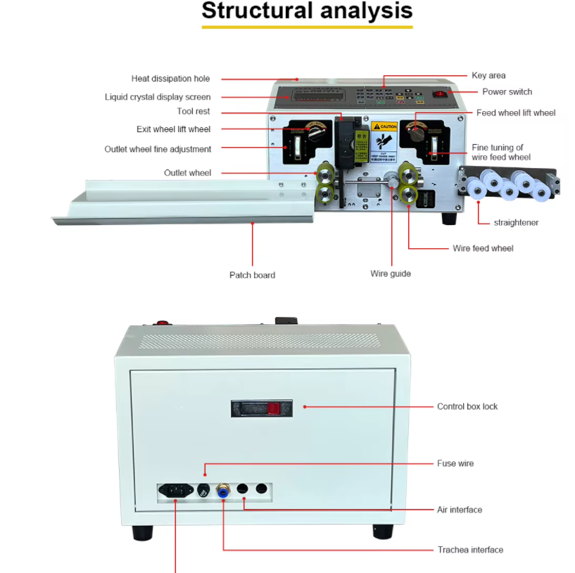 Automatic cutting wiring machine