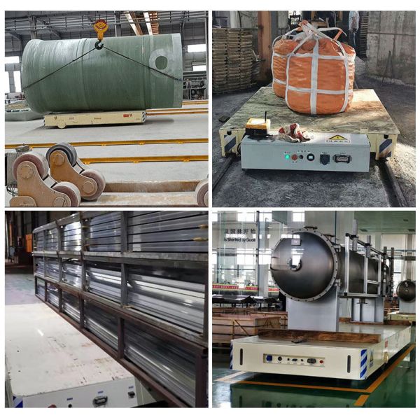 High-capacity tow cable electric customized transport cart 100 ton