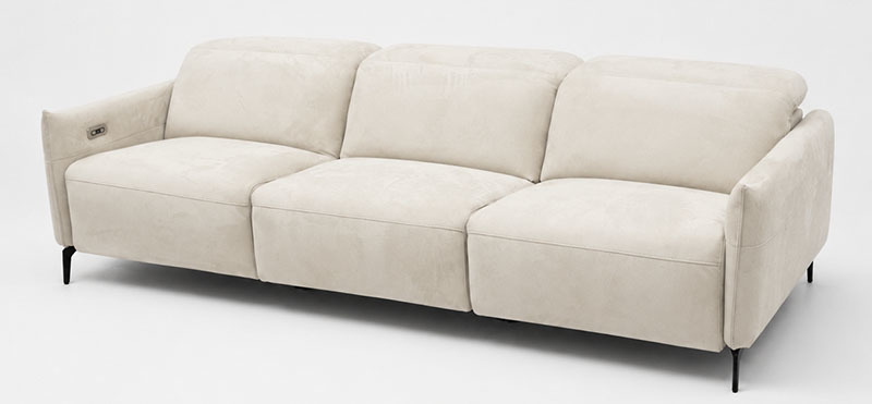 Modern Recliner Sofa Loveseat with Adjustable Headrests – Zero Wall