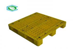 Buy cheap Yellow One Side Single Faced Pallets With High Density 100% Virgin HDPE Material product