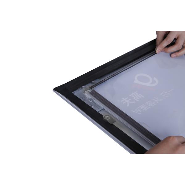 A1 Aluminum Frame Lockable Display Board For Advertisement / Outdoor Light Box