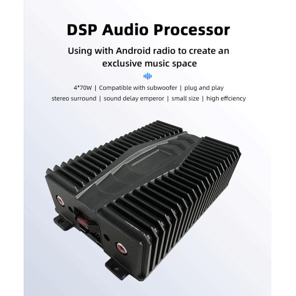 12-24v Voltage 4 Way DSP Car Amplifier for Android Big Screen Providing and Performance