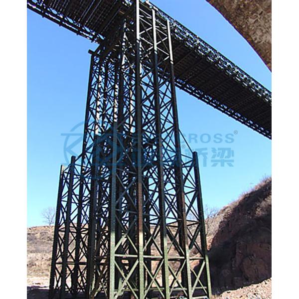 Heavy Loading Bailey Bridge Pier For Portable Steel Bridge
