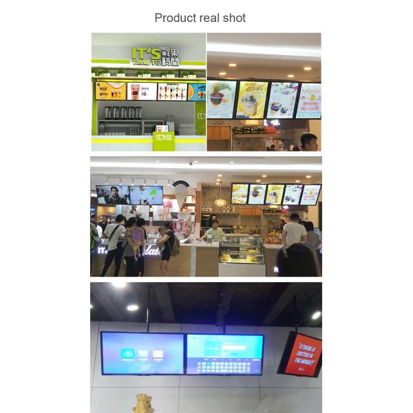 32" Ceiling Mount Android 9 Digital Signage LCD Advertising Screens Dual Screen