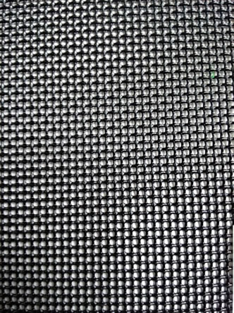 SS304 Security Screens Black Powder Coated 12mesh 0.035" Crimped Type Weave