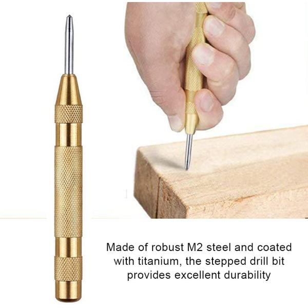 6PCS HSS4241 Hex Shank 22mm Titanium Coated Diamond Core Drill Bits