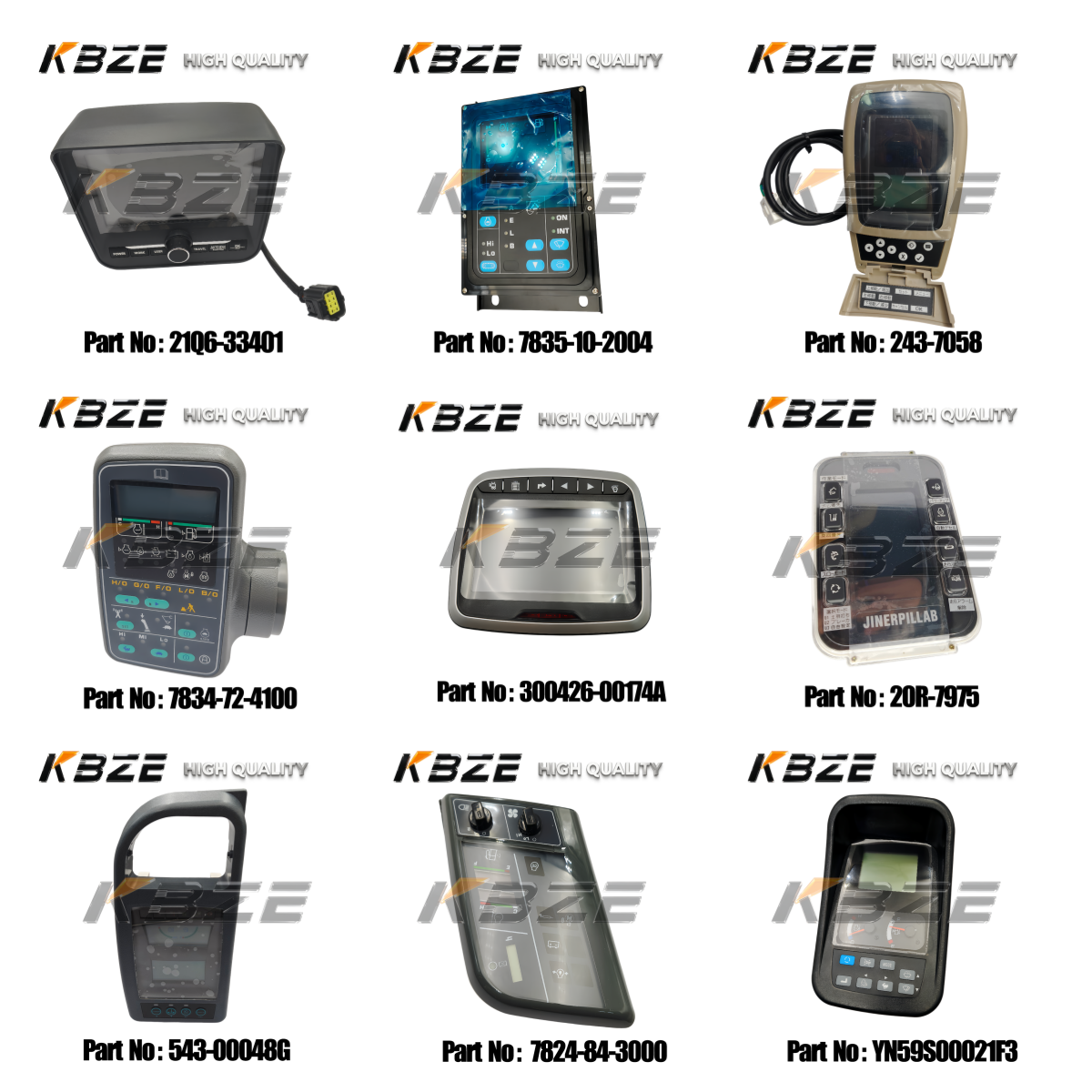 PC300-6 PC400 KOMATSU 7834-72-4002 DASHBOARD DISPLAY KBZE OPTIMIZED PERFORMANCE