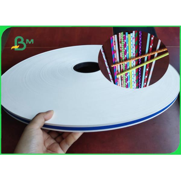 Yellow Straw Paper Food Grade Yellow Straw Paper 15MM Width Degradable Using In Party Drinks