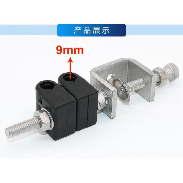 6 Cable Capacity Customized Single hole three way power cable feeder clamp Fiber Optic for 1 Time