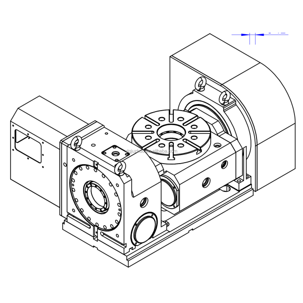 4 Axis CNC Rotary Table D-255