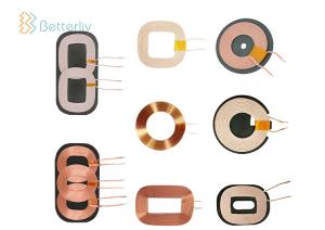 Buy cheap Qi Standard Wireless Charger Coil , 5V 1A Flat Copper Wire Coil product