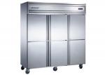 Low Power Consumption Commercial Refrigerator Freezer Highly Firm Adjustable