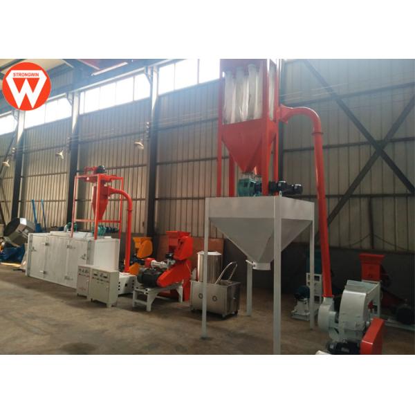 Pet Tilapia Fish Fish Feed Production Line With Different Mould 30kw High Efficiency