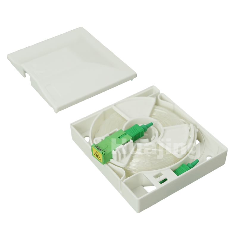 Wall Mounting ABS Optical Fiber Panel With 2 Fiber Access Ports