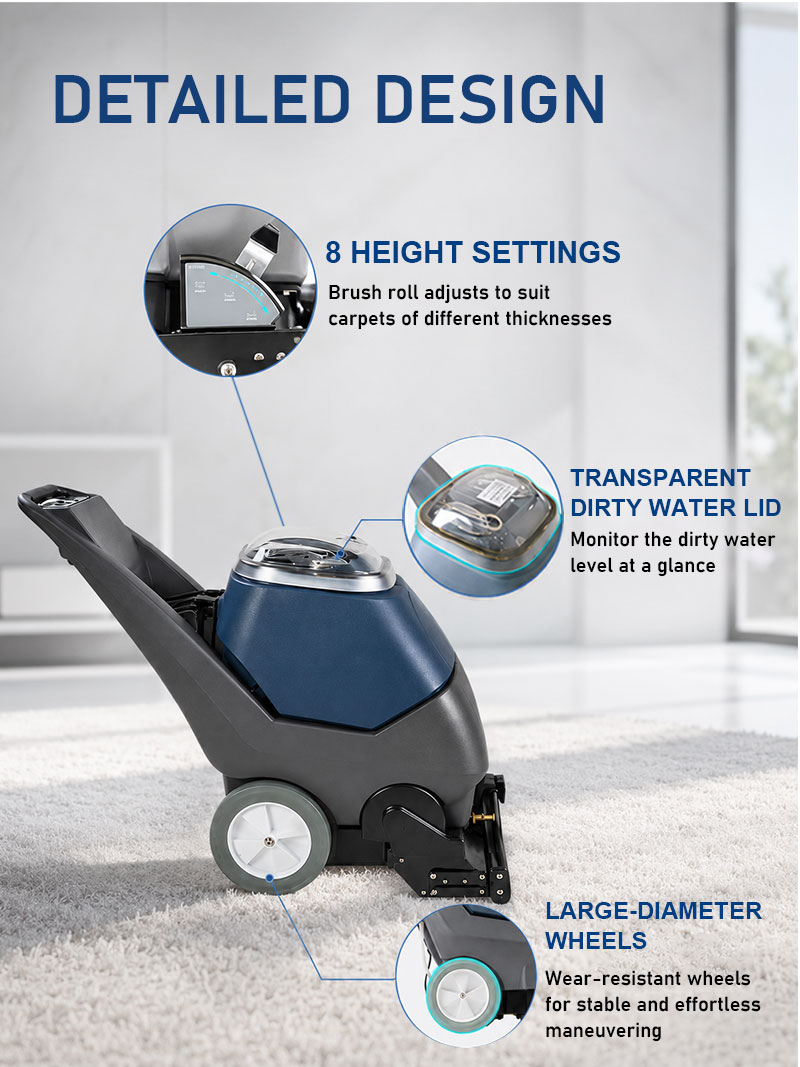 KW30 upright carpet extractor