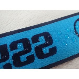 Twisted 4CM Jacquard Elastic Band / Coating Silicone Elastic Tape