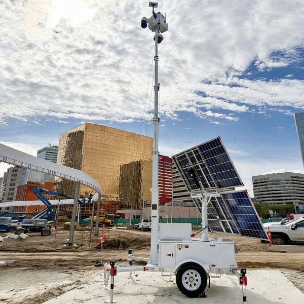 Solar Light Tower Working Temperature -20℃-60℃ Mobile Lighting Tower Hydraulic Light Tower