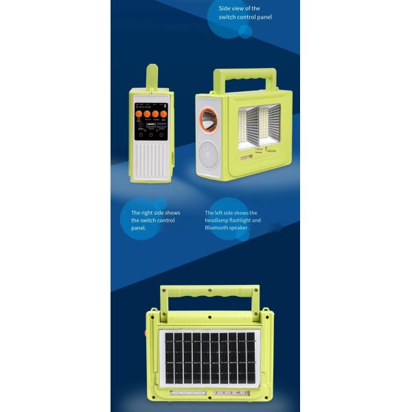 High-Quality · Solar-Powered Mosquito Repellent Bluetooth Strobe Light · Multi-Functional Emergency & Entertainment Light