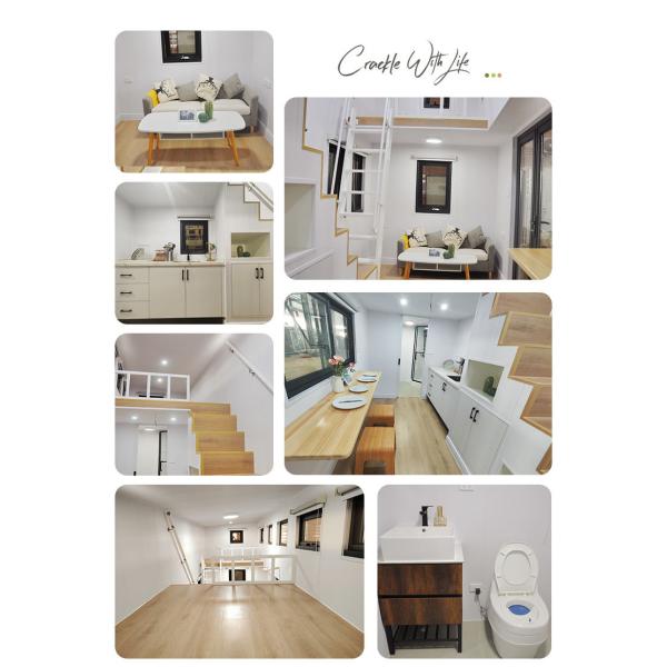 Affordable 2-Bedroom Tiny House On Wheels - Prefabricated Cabin tiny home