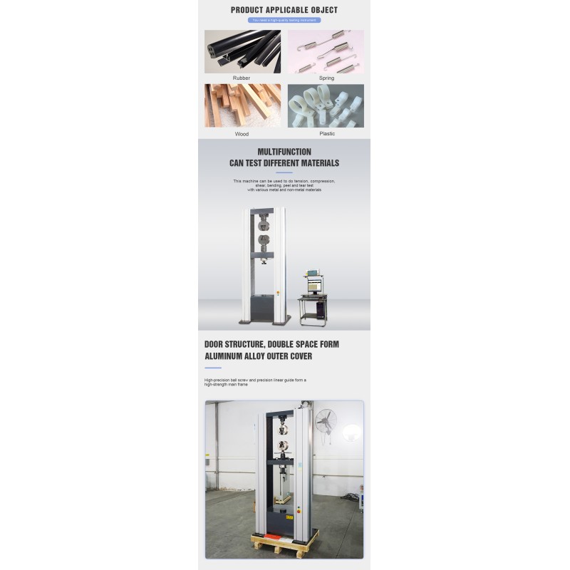 100kn Computer Electronic Laboratory Universal Testing Machine and Pressure Material Strength Tension Test Machine