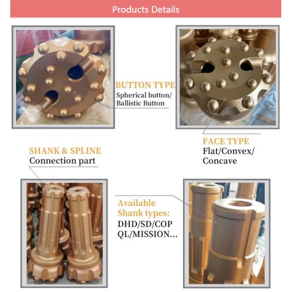 Impact Drill Bit for Rock Layers with High Penetration Rate