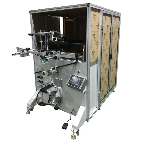 HA-600R Semi Automatic Pneumatic Screen Printing Machine front view