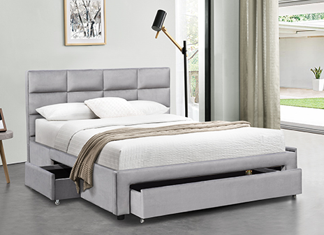 Tufted Plywood Bed Frame