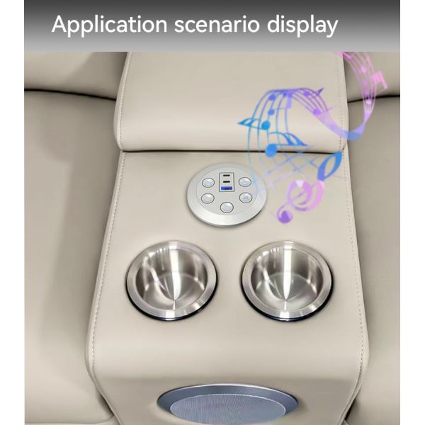 Smart Recliner Sofa Bluetooth Audio Speaker with USB Charging and Bluetooth Music Player in ABS Plastic