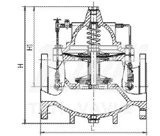 Non Return Water Hydraulic Control Valves Intelligent Diaphragm Operated