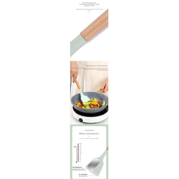 Customized Logo Acceptable 3000pcs Silicone Kitchen Tools Set for Professional Kitchen