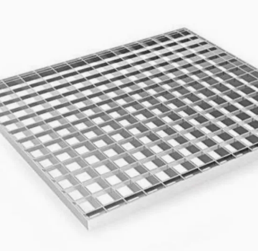Hot Dip Galvanized Steel Grating Platform with Cold Dip Galvanized and PVC Coated Non-Slip Surface