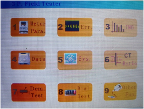 3.5" LCD Display Portable Meter Test Equipment GPS Module Single Phase RSM