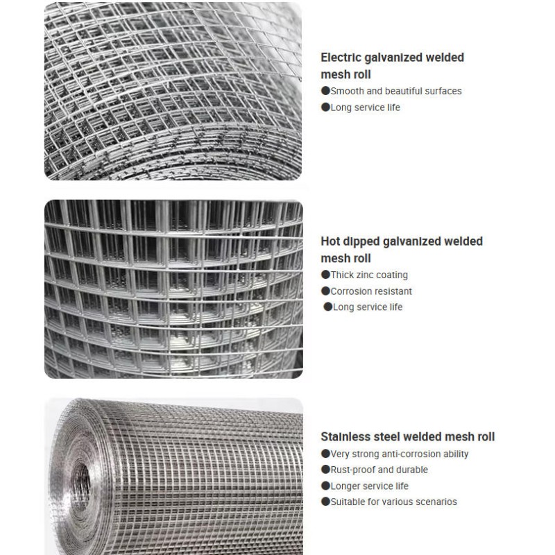 Durable Galvanized Metal Mesh Customized Welded Wire Mesh
