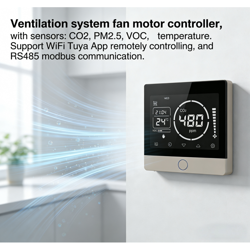 Fresh Air Intelligent Controller For Residential Commercial HVAC Air Quality Management