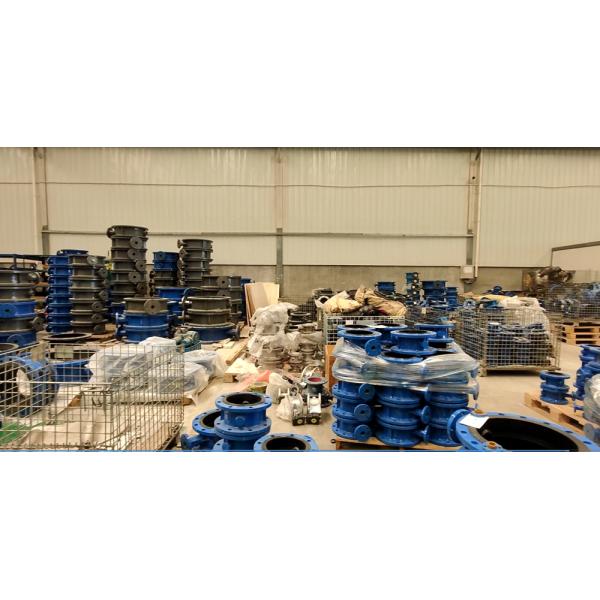 Efficiently-Controlled Butterfly Valves WCB Ductile Cast Iron Pneumatic Flanged Valve