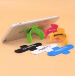 Cheap Touch U-Shape Cell Phone Stand Holder / 3M Sticker Silicone Mobile Phone