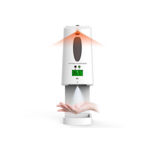 Buy cheap 1.3L Automatic Hand Sanitizing Dispenser With Temperature Measuring Function product