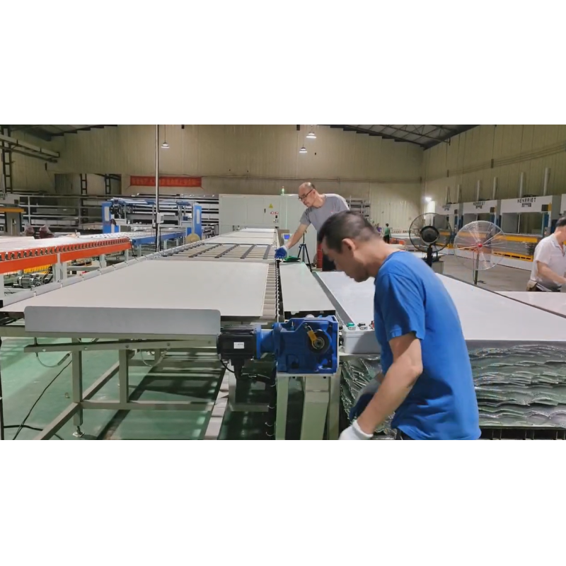 3 Layers Vacuum Hot Pressing Production Line