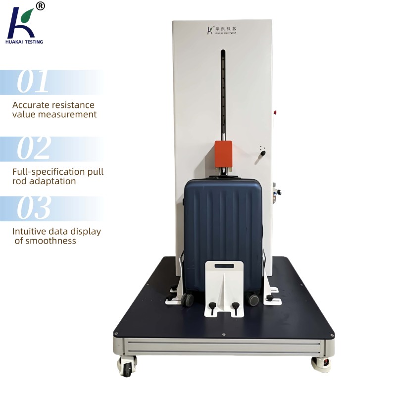 Automated Luggage Telescopic Handle Smoothness Testing Machine Telescopic Handle Durability & Deformation Testing Machine