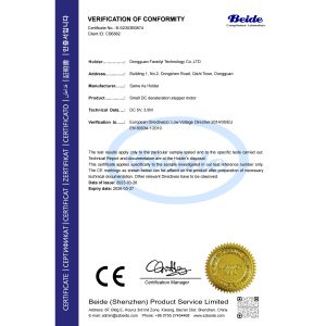 Dongguan Faradyi Technology Co., Ltd. Certifications