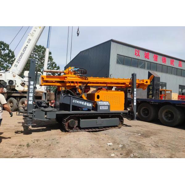 350 Meters Hydraulic Borewell Drilling Machine Deep Underground